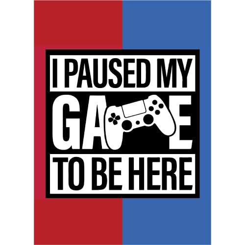 I Paused My Game To Be Here