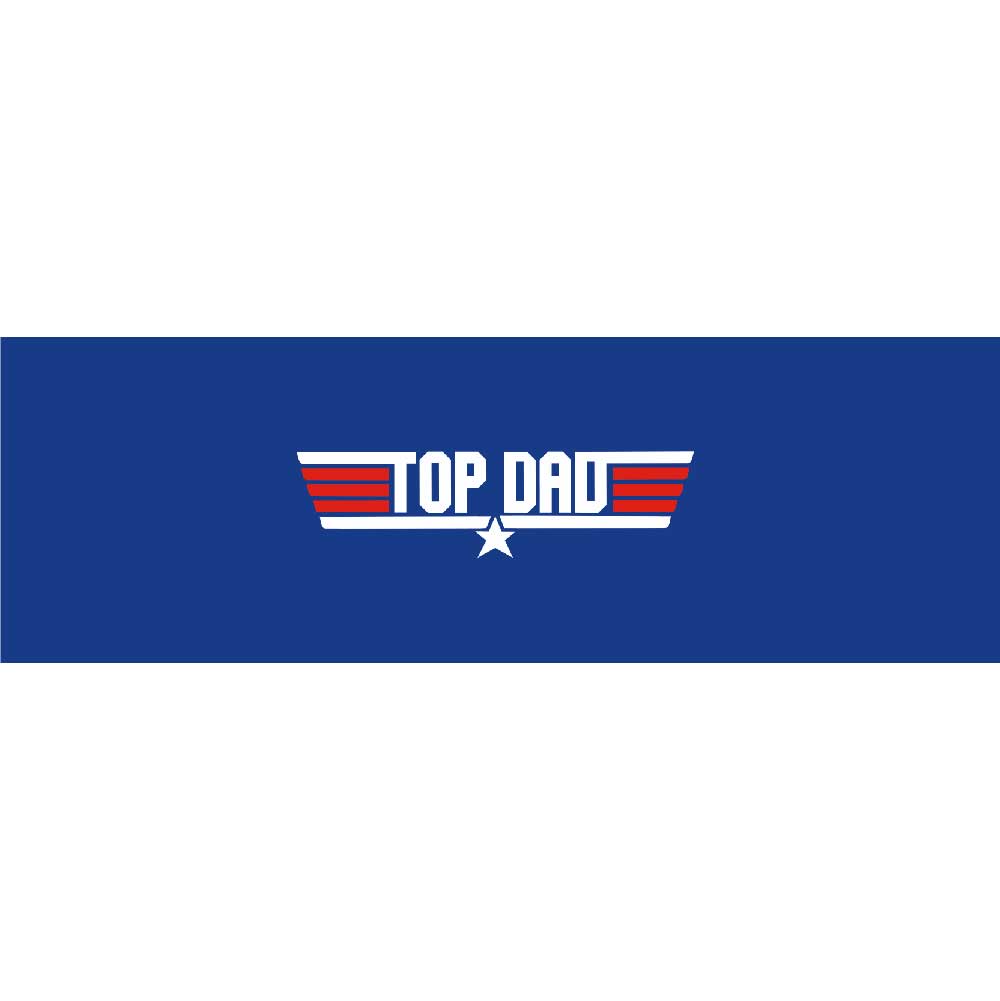 Top Dad Blue Wrap
