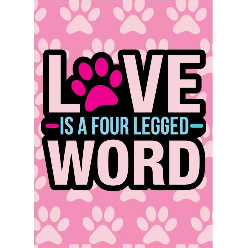 love is a 4 legged word