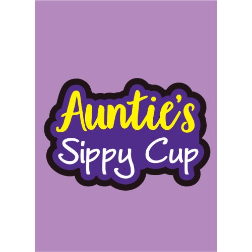 Aunties Sippy Cup Purple
