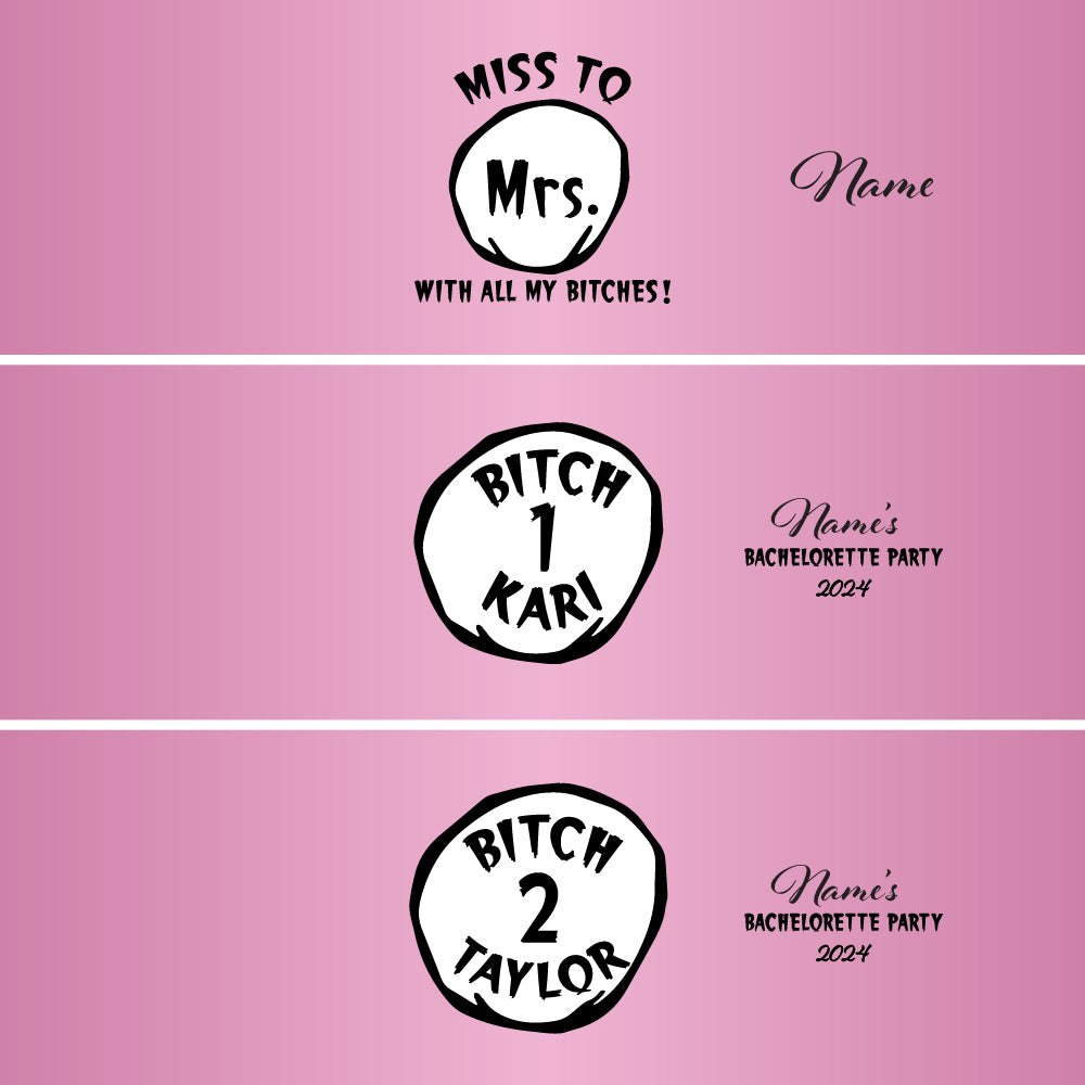 Custom Bachelorette Party