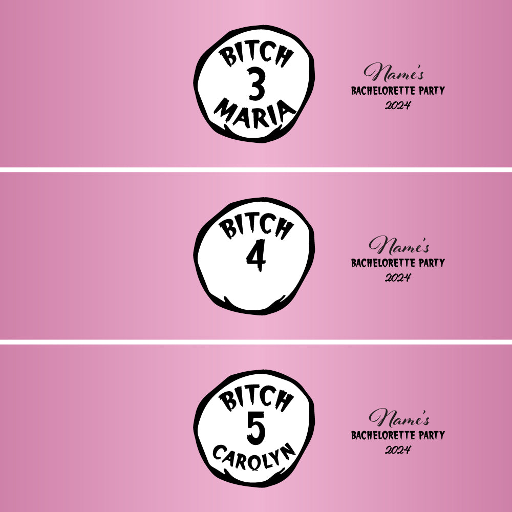 Custom Bachelorette Party
