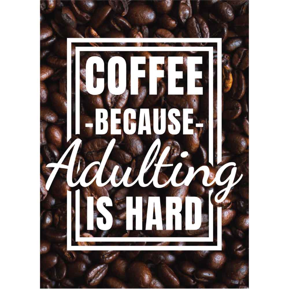 Coffee Because Adulting is Hard Custom YETI Tumbler – Sunny Box