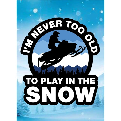 Im Never Too Old Play In the Snow