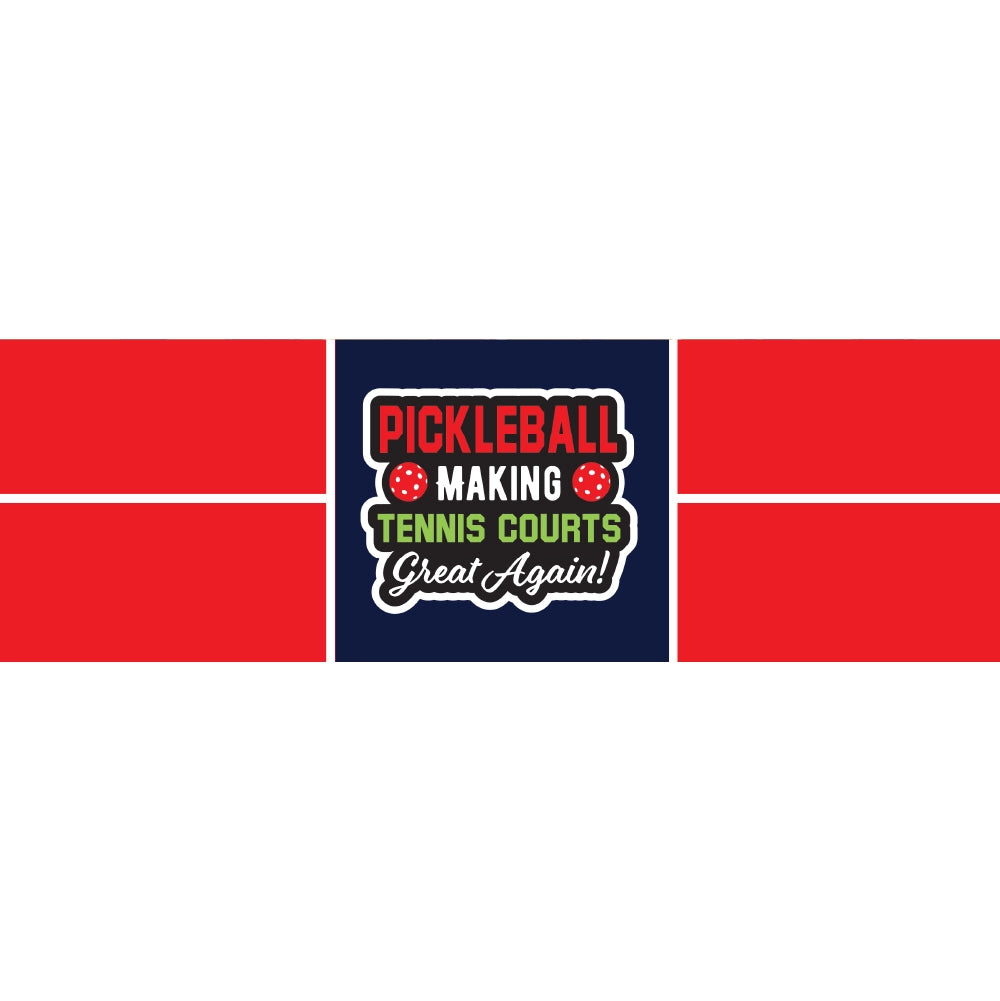 Pickleball Making Tennis Courts Great Again-Red