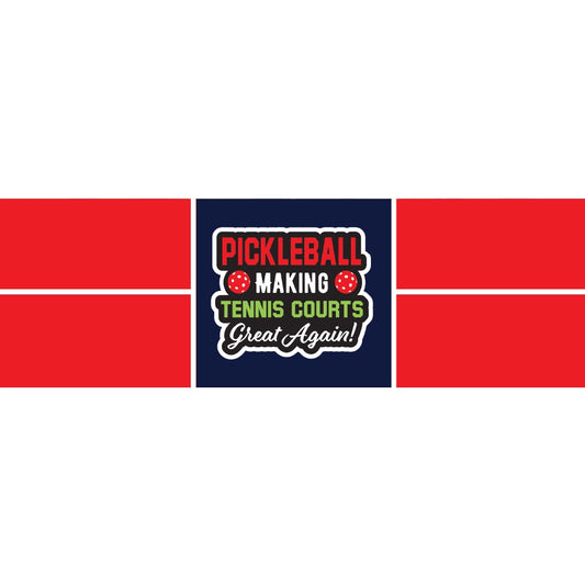 Pickleball Making Tennis Courts Great Again-Red