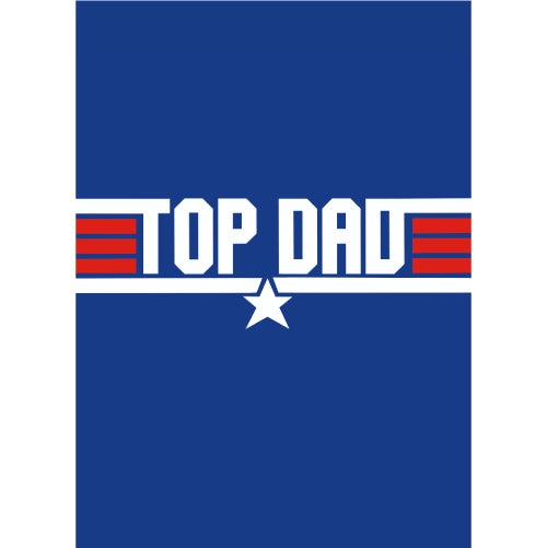 Top Dad Blue Wrap