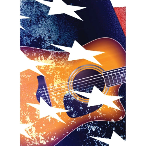 US Flag guitar