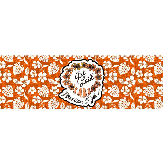 Get Leid Orange Hawaiian Style !