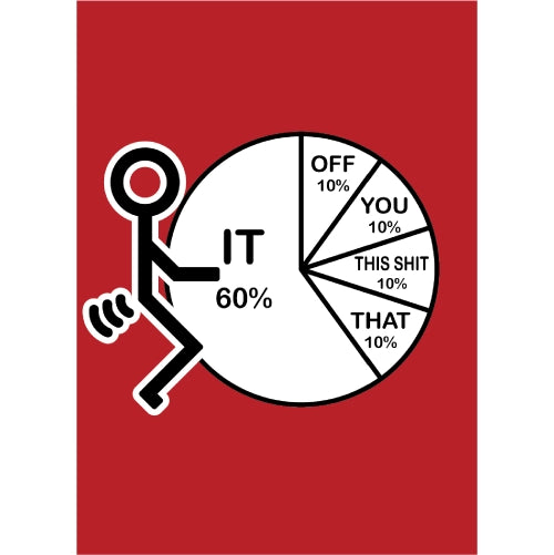 F It 60% Off 10% You 10% That%-Red
