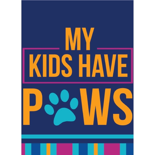 my kids gave paws