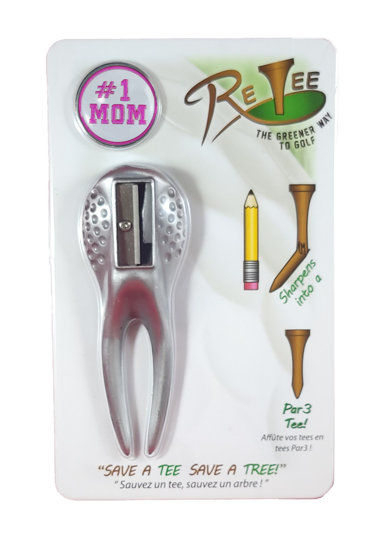ReTee- The 6 in 1 Golf Divot Repair Tool