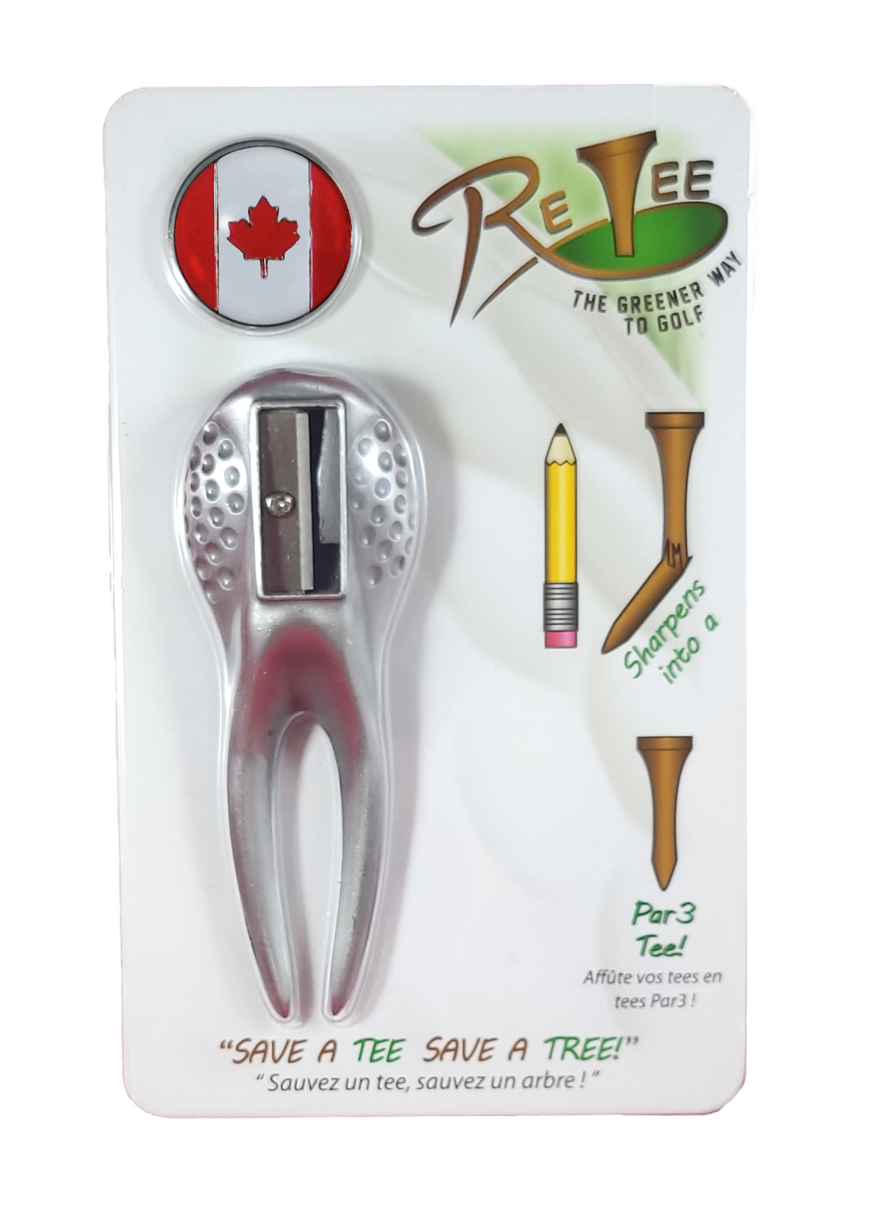 ReTee- The 6 in 1 Golf Divot Repair Tool
