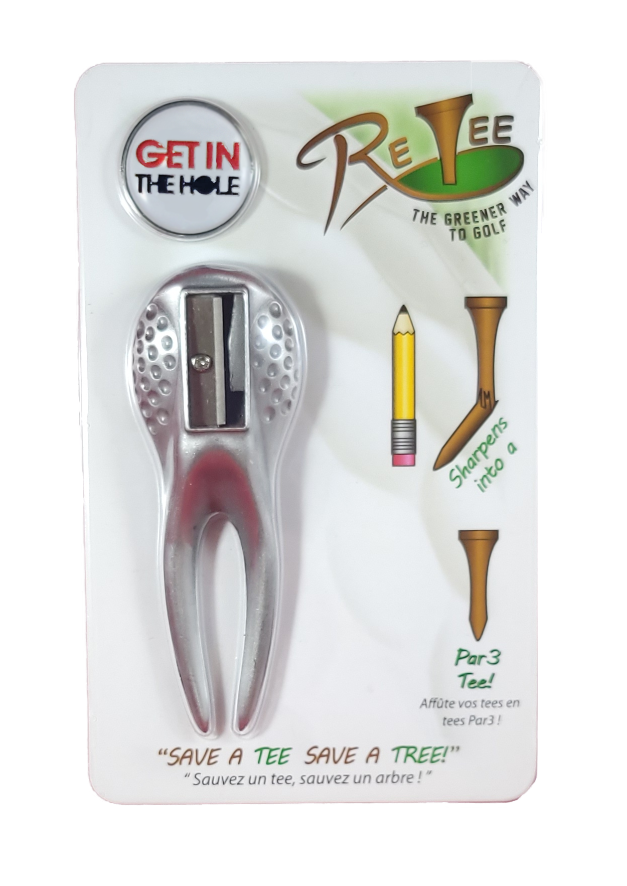 ReTee- The 6 in 1 Golf Divot Repair Tool