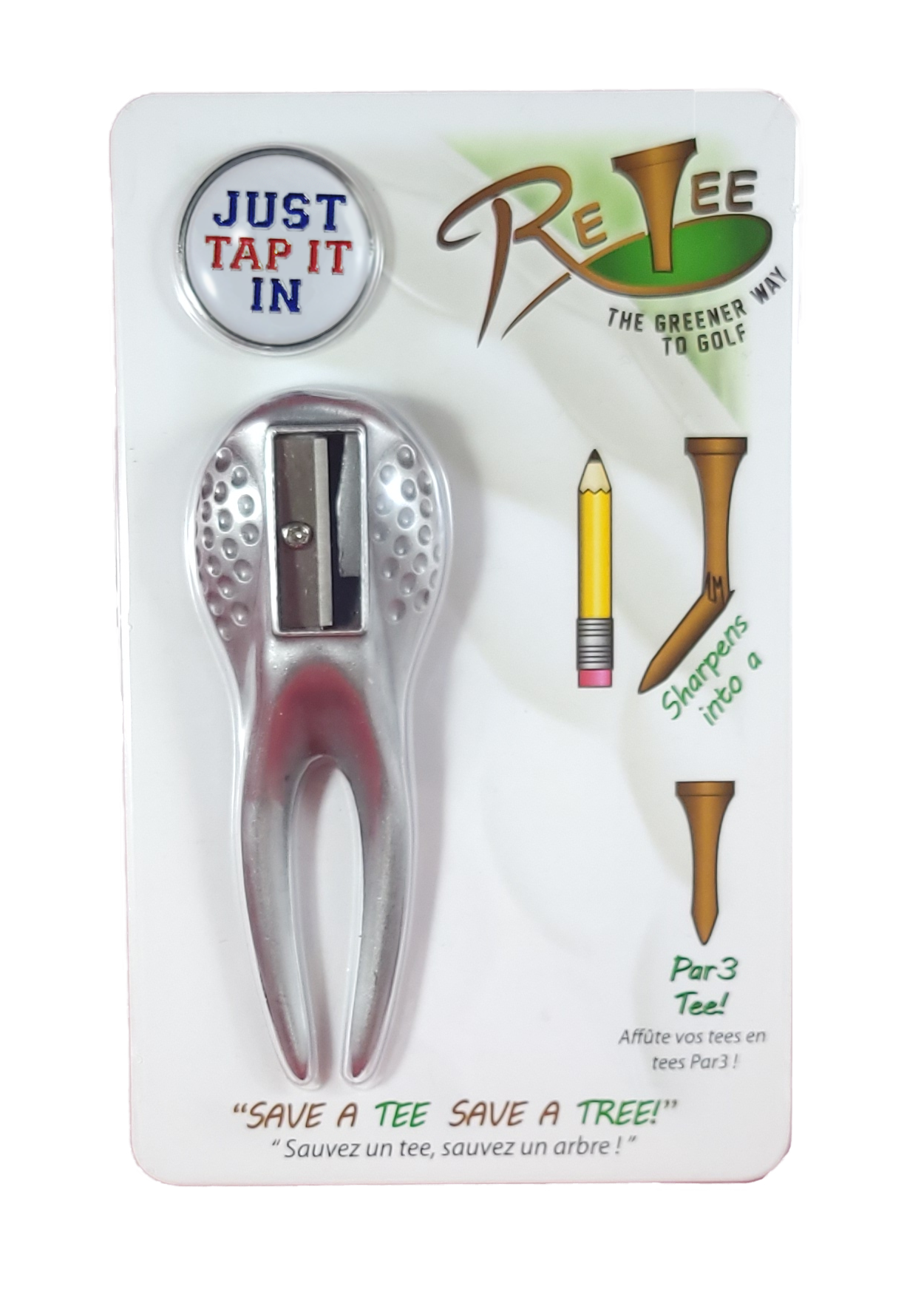 ReTee- The 6 in 1 Golf Divot Repair Tool