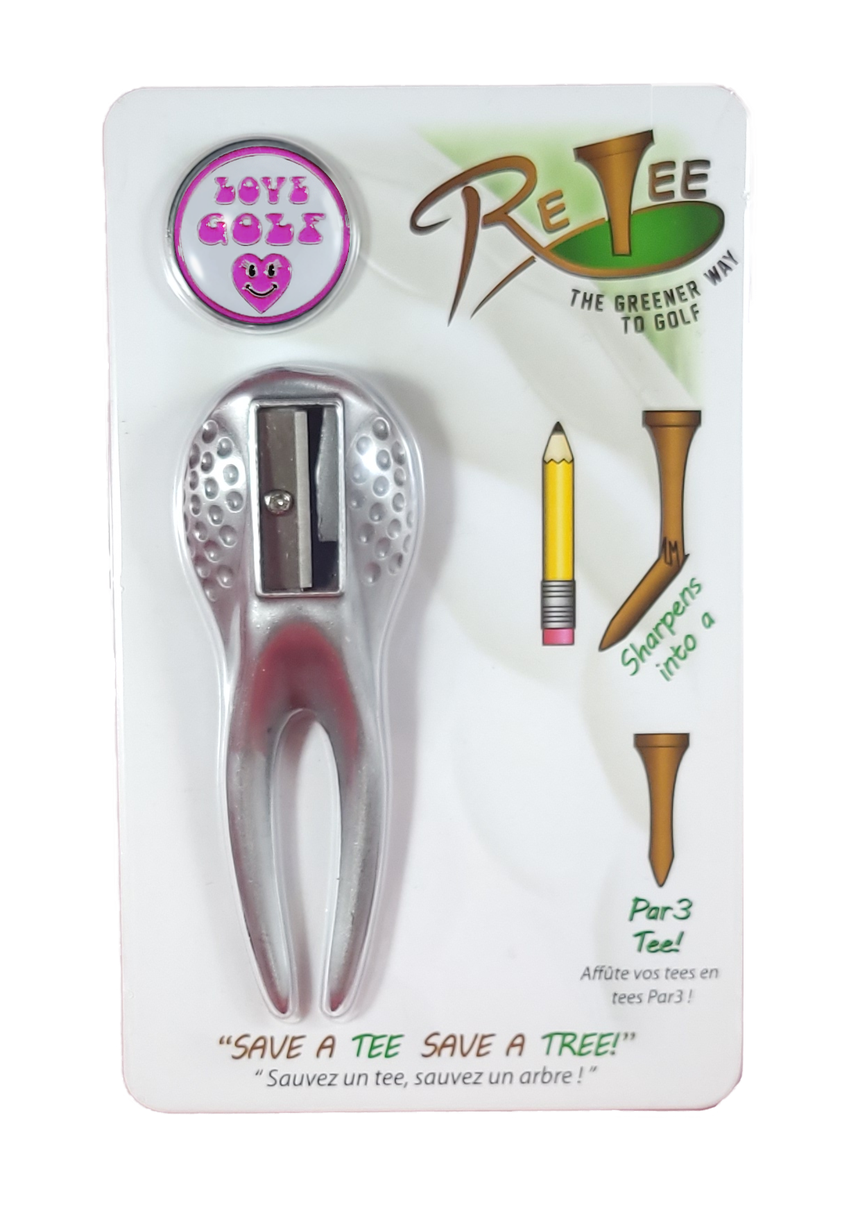 ReTee- The 6 in 1 Golf Divot Repair Tool