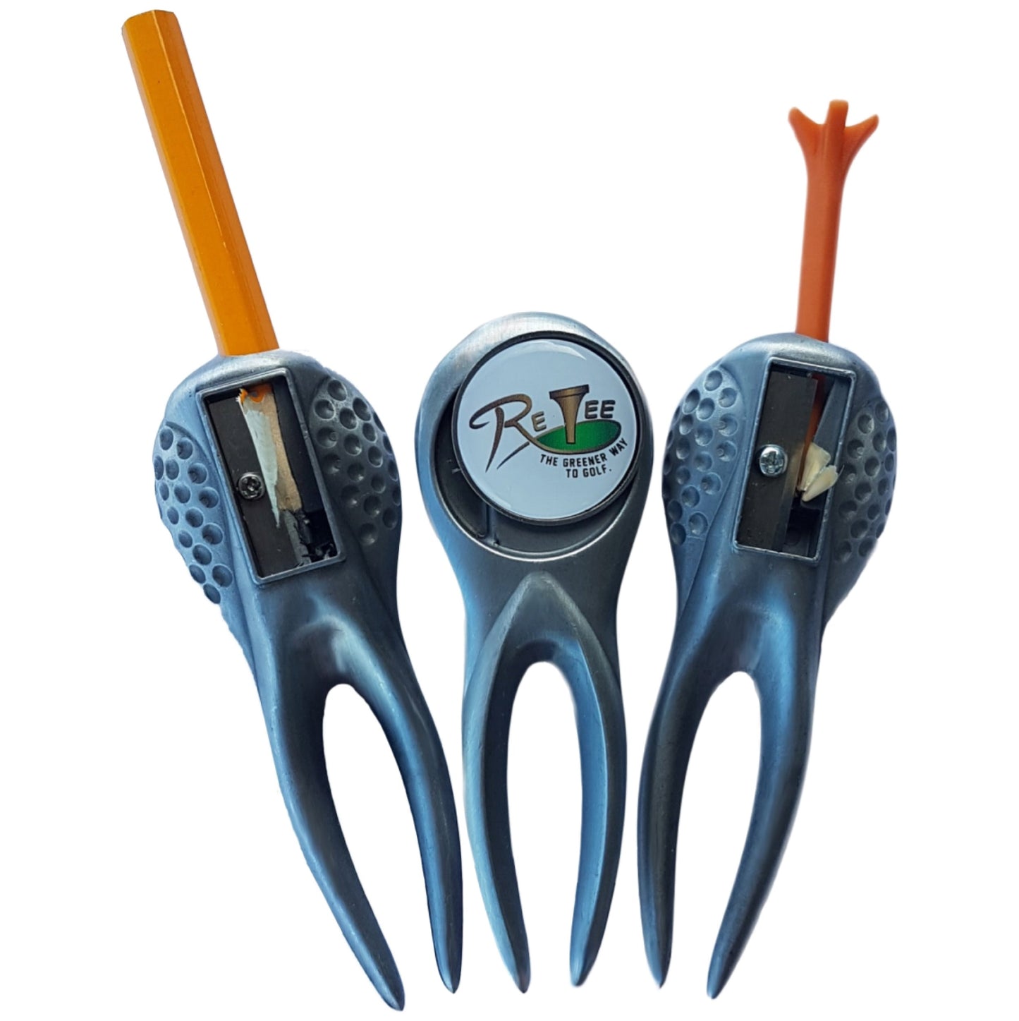 ReTee- The 6 in 1 Golf Divot Repair Tool